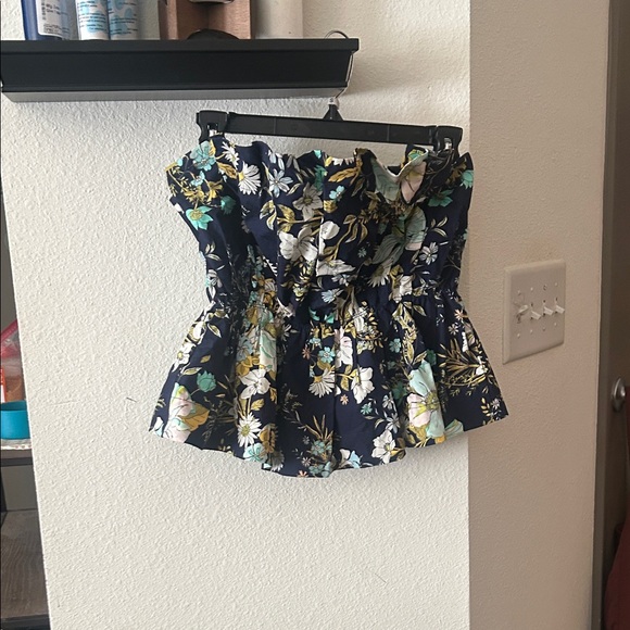 Anthropologie Ruffled Tube Top - Picture 5 of 6